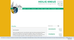 Desktop Screenshot of heilig-kreuz-muenster.de