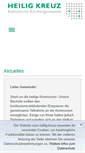 Mobile Screenshot of heilig-kreuz-muenster.de