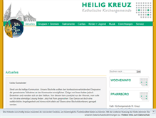 Tablet Screenshot of heilig-kreuz-muenster.de